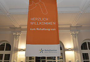 Eingangsbereich im Haus der Wirtschaft in Stuttgart, Tagungsort des RehaKongresses 2013.